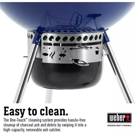 Barbecue Charbon Master-Touch Gbs 5750 - Ocean Blue - WEBER 6 Barbecue Charbon Master-Touch Gbs 5750 - Ocean Blue - WEBER – Image 4