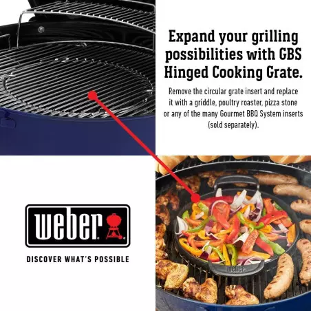 Barbecue Charbon Master-Touch Gbs 5750 - Ocean Blue - WEBER 7 Barbecue Charbon Master-Touch Gbs 5750 - Ocean Blue - WEBER – Image 5