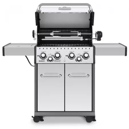 Barbecue Gaz Baron S 490 Ir Avec Plancha Et Rôtissoire BROIL KING 4 Barbecue Gaz Baron S 490 Ir Avec Plancha Et Rôtissoire BROIL KING – Image 2