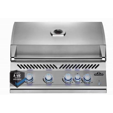 Barbecue Gaz Encastrable Built-In BIG 32 4 Brûleurs + 1 Brûleur Arrière - NAPOLEON 3 Barbecue Gaz Encastrable Built-In BIG 32 4 Brûleurs + 1 Brûleur Arrière - NAPOLEON