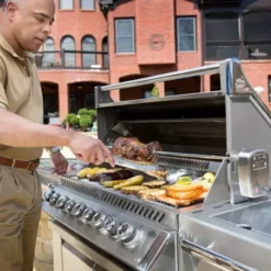 Napoleon Barbecue Gaz Prestige Pro 665 5 Brûleurs + Sizzle Lateral + Brûleur Arriere + Fumoir + Rôtissoire -Broil Kings Boutiqe barbecue gaz prestige pro 665 5 bruleurs sizzle lateral bruleur arriere fumoir 3