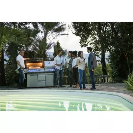 Barbecue Gaz Prestige Pro 825 4 Brûleurs + Sizzle Lateral + 2 Sizzle Interieurs+ Brûleur Arriere + Fumoir - NAPOLEON 5 Barbecue Gaz Prestige Pro 825 4 Brûleurs + Sizzle Lateral + 2 Sizzle Interieurs+ Brûleur Arriere + Fumoir - NAPOLEON – Image 3