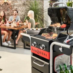 Barbecue Hybride Gaz & Charbon Gas2Coal 2.0 2 Brûleurs -Broil Kings Boutiqe barbecue hybride gaz charbon gas2coal 20 2 bruleurs 2