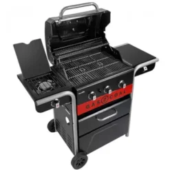 Barbecue Hybride Gaz & Charbon Gas2Coal 330 2.0 3 Brûleurs -Broil Kings Boutiqe barbecue hybride gaz charbon gas2coal 20 3 bruleurs 2