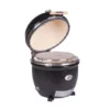 Barbecue Ceramique Le Chef Pro 2.0 Noir à Poser - MONOLITH 2 Barbecue Ceramique Le Chef Pro 2.0 Noir à Poser - MONOLITH -Broil Kings Boutiqe barbecue kamado le chef noir sans chariot monolith