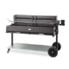 Barbecue Mechoui Acier Noir Sur Chariot Exception 120 Cm -Broil Kings Boutiqe barbecue mechoui acier noir sur chariot exception