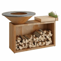 Brasero OFYR Island 85 Bois Teck