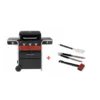 Pack + Barbecue Hybride Gaz & Charbon Gas2Coal 330 2.0 3 Brûleurs + Set D'ustensiles -Broil Kings Boutiqe pack barbecue hybride gaz charbon gas2coal 330 20 3 bruleurs set d ustensiles