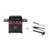 Pack + Barbecue Hybride Gaz & Charbon Gas2Coal 440 2.0 4 Brûleurs + Set D'accessoires 1 Pack + Barbecue Hybride Gaz & Charbon Gas2Coal 440 2.0 4 Brûleurs + Set D'accessoires -Broil Kings Boutiqe pack barbecue hybride gaz charbon gas2coal 440 20 4 bruleurs set d accessoires