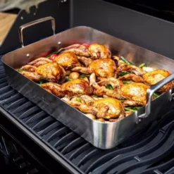 Napoleon Plat à Legumes Avec Planche à Découper Bambou 40 X 31 X 8 Cm -Broil Kings Boutiqe plat a legumes avec planche a decouper bambou 40 x 31x 8 cm 2